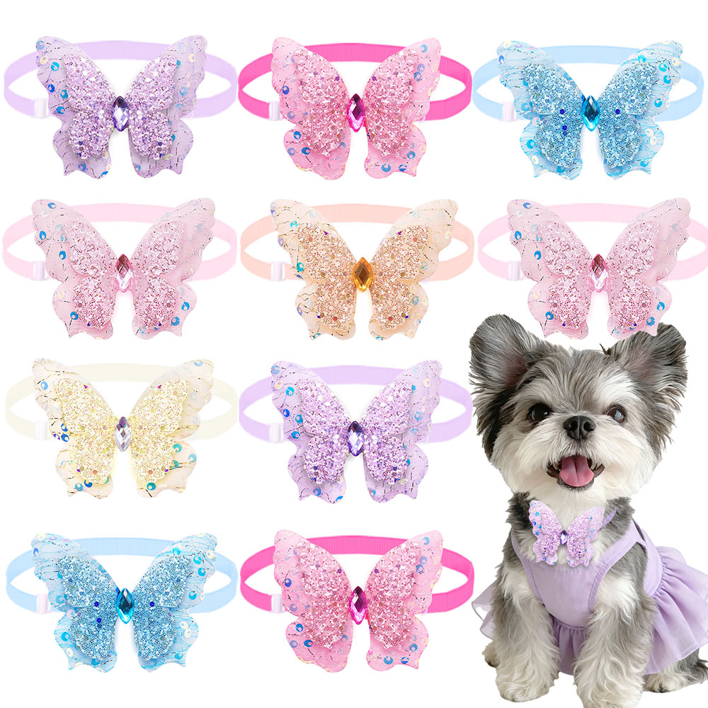 Pet Supplies Hours - 50 Stück Hundeschleifen für Frühling und
