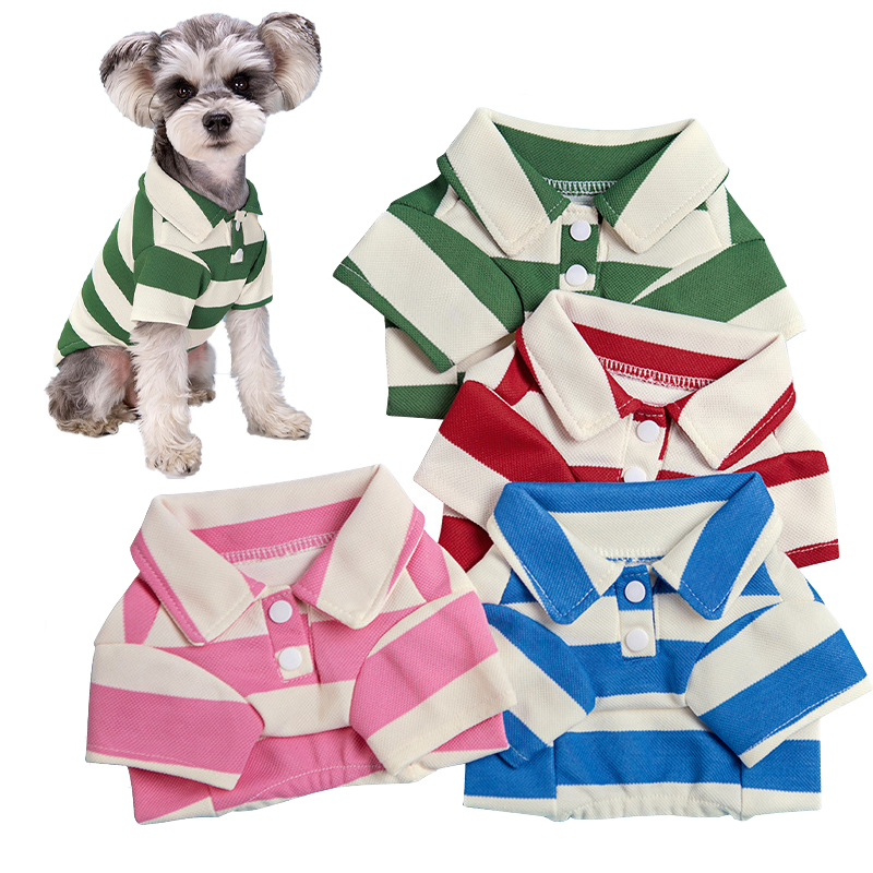 Pet Supplies Co - Hunde-Poloshirt Sommer Hundebekleidung Freizeitkleidung für Kleine