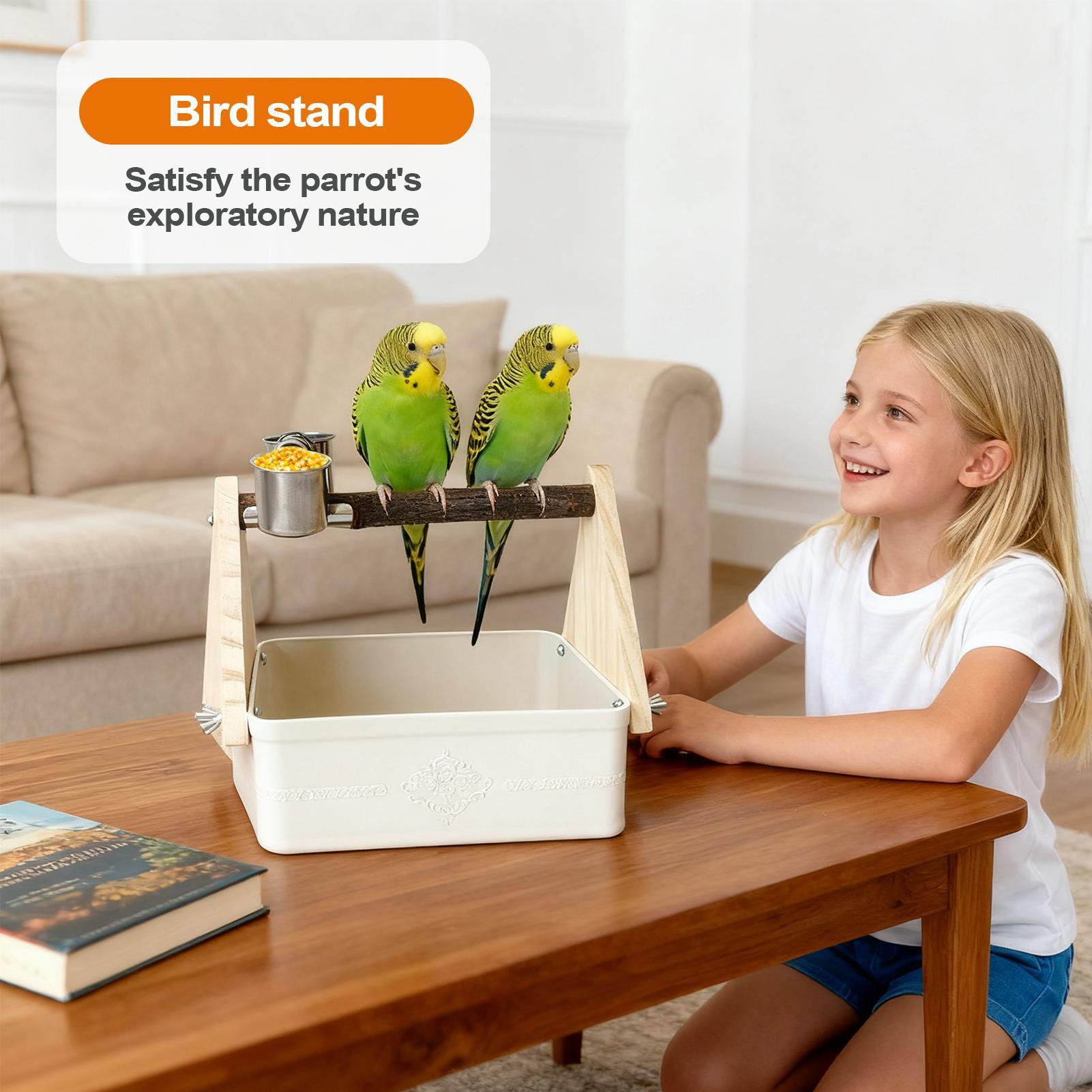 Vogel-Tischständer mit Eimer f – Pet Supplies Zoo Bewertung und Preis