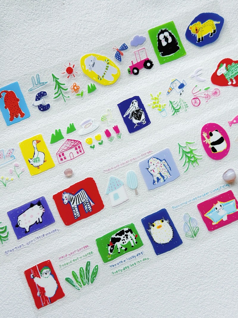 Viele Tiere im Zoo, gestanzte  – Pet Supplies Zoo Bewertung und Preis