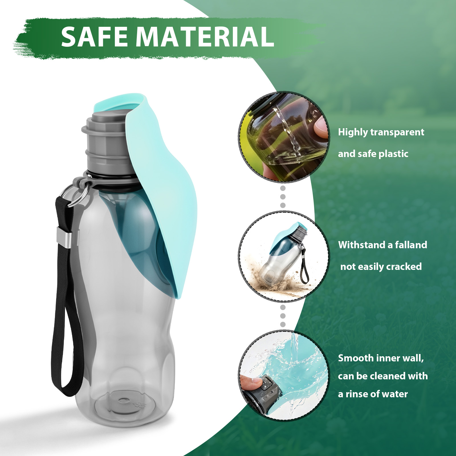 800ml Hunde-Wasserflasche Groß – Pet Supplies Hours Bewertung und Preis