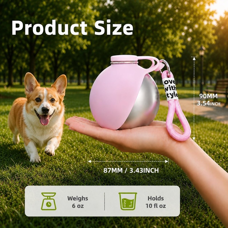 Hunde-Wasserflasche aus Edelst – Pet Supplies Hours Bewertung und Preis