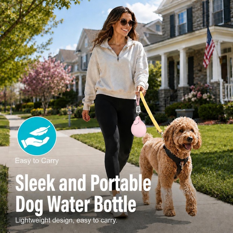 Hunde-Wasserflasche aus Edelst – Pet Supplies Hours Bewertung und Preis